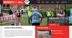 Desktop Screenshot of norwichroadrunners.com