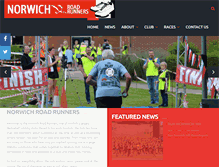 Tablet Screenshot of norwichroadrunners.com